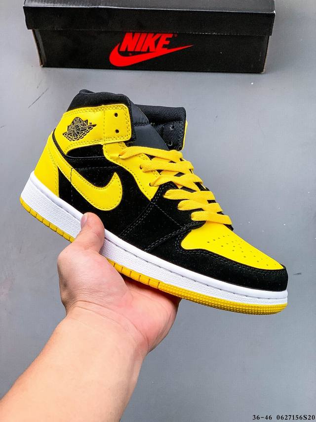 集图 耐克Nike Air Jordan 1 Aj1乔丹一代高帮复古文化休闲运动篮球鞋 0627156S20