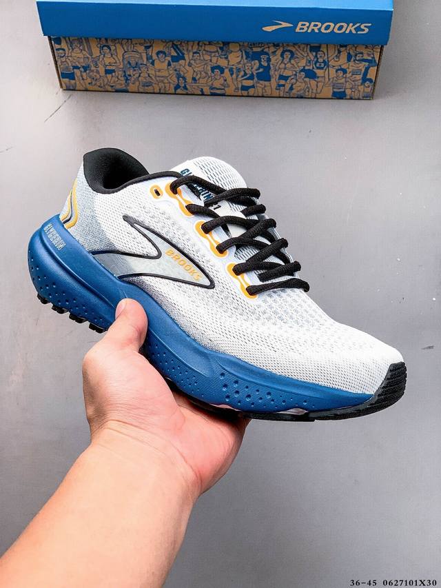 集图 新款Brooks布鲁克斯Glycerin甘油21跑鞋缓震马拉松氮气慢跑鞋 0627101X30