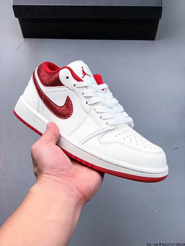 二层真标！耐克Nike Air Jordan Low 1 乔1低帮经典休闲鞋 0627174H20