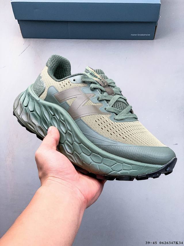 集图 公司级！New Balance Fresh Foam More Trail Nb复古低帮透气轻便跑步鞋 0626347K34