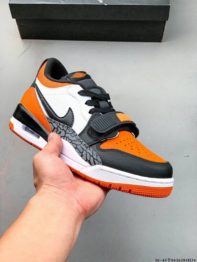 公司级头层！乔丹 Jordan Legacy 312 Low 乔312 混合版本低帮休闲运动篮球鞋 0626284H34