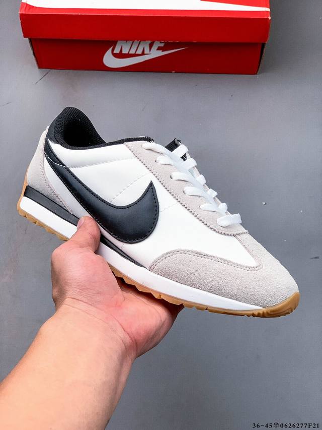 耐克Nike Pacifc 25新款复古百搭运动休闲鞋 Nike Pacific 运动鞋从传统风尚汲取设计灵感，打造新颖低调外观。织物与皮革组合鞋面，巧搭缝制耐