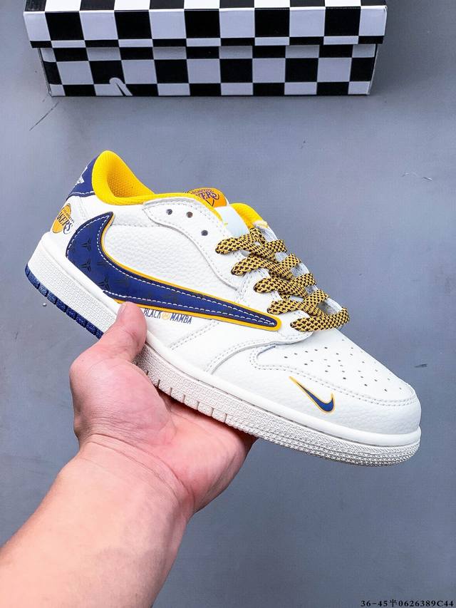 公司级头层！耐克Nike Air Jordan 1 Low Aj1乔1 低帮潮流缓运动休闲板鞋。Aj1 低帮拼接 完美版型真头层牛皮# 内置缓震气垫 原鞋开模
