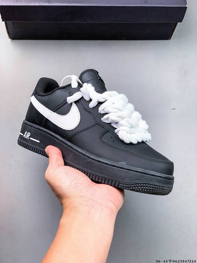 二层真标！耐克Nike Air Force 1 Low 空军一号低帮经典百搭休闲板鞋 0625847J24
