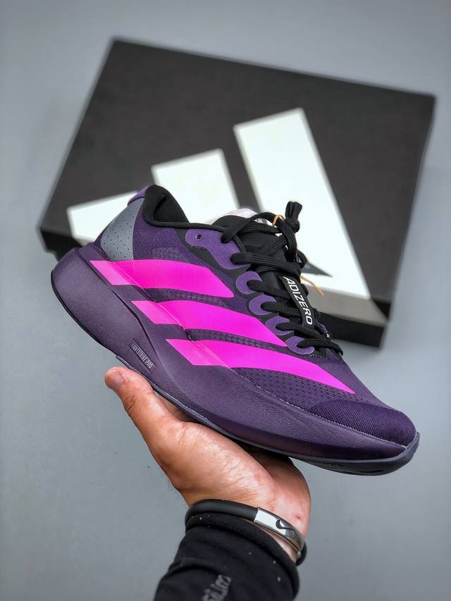 Adidas Adizero Evo Sl 阿迪达斯 舒适百搭防滑耐磨 低帮 休闲跑步鞋 货号:Js4491 尺码：36-45 半