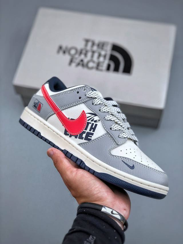 Nike Sb Dunk Low X The North Face 灰白小勾满天星纯原大厂出品 极力推荐原装头层材料 独家版型蒸餾加工帶來的是更好的视觉和脚感体