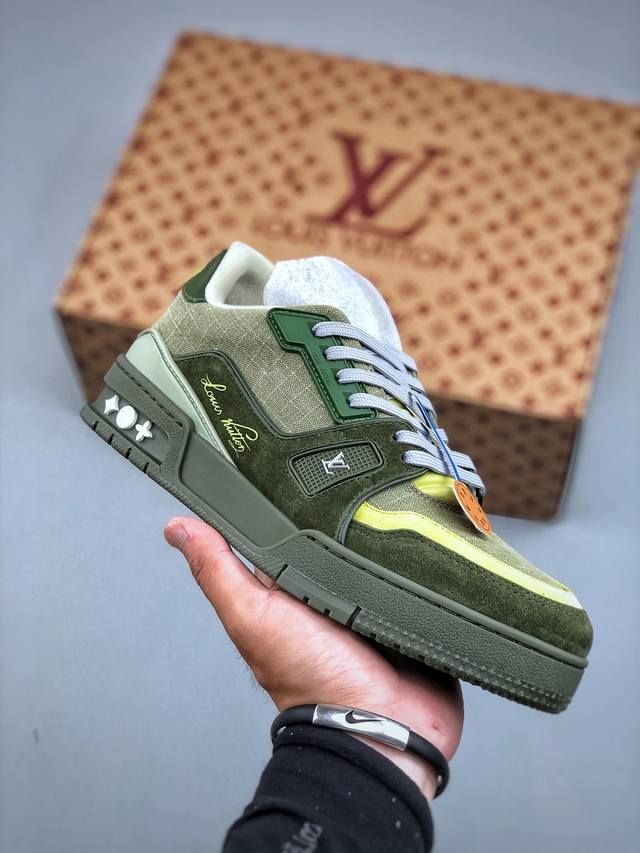 Tyler X Louis Vuitton 路易威登 Lv Trainer 联名款 低帮休闲板鞋 海淘代购同渠道品质 高端零售 外贸充正专供 原版购入开发 Zp
