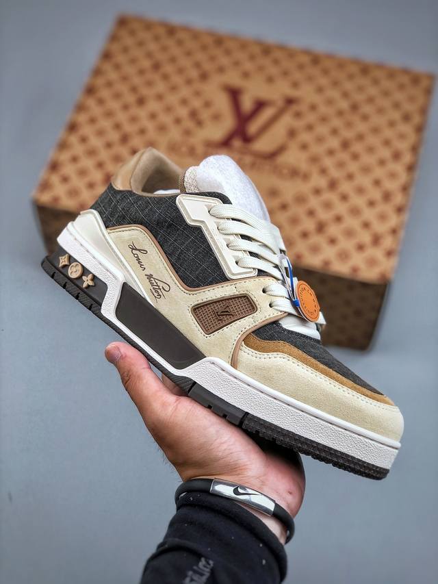 Tyler X Louis Vuitton 路易威登 Lv Trainer 联名款 低帮休闲板鞋 海淘代购同渠道品质 高端零售 外贸充正专供 原版购入开发 Zp