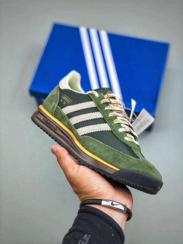Adidas Sl 72 Rs 阿迪达斯 三叶草复古休闲跑步鞋休闲运动鞋 货号：Jr9416 尺码：36-45 半