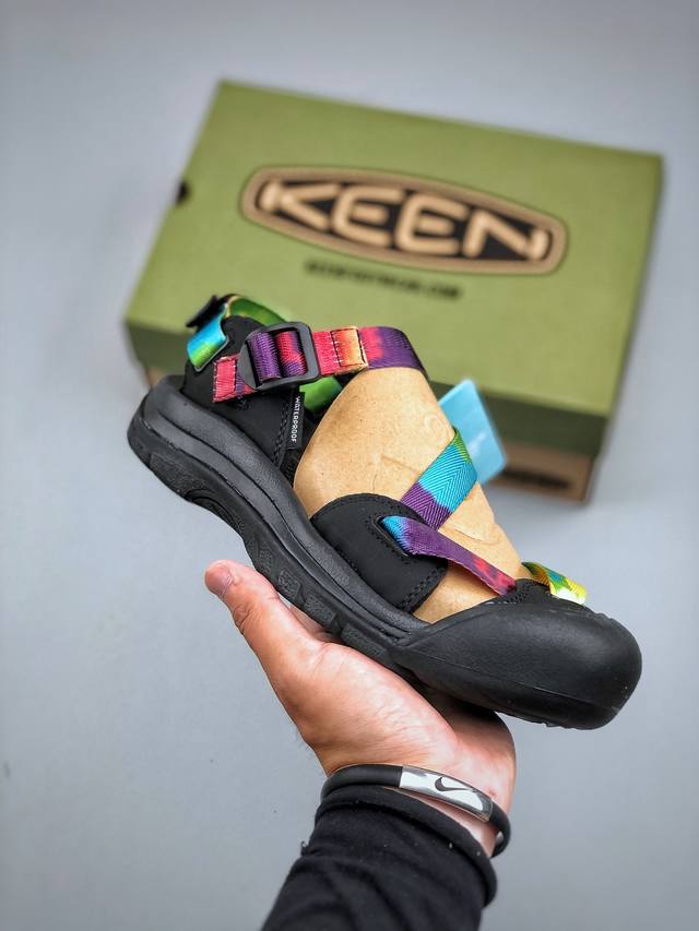 原厂订单正品 美国人气户外休闲鞋品牌 科恩Keen Zerraport 速干平底户外凉鞋 编织弹力溯溪涉水鞋 尺码: 35 36 37 38 39 40 41