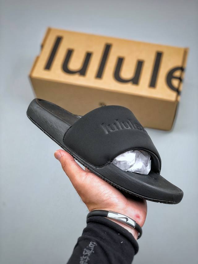Lululemon 露露乐蒙 Restfeel Slide 舒适 防滑耐磨一字拖鞋 尺码：35-48