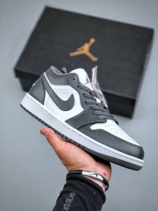 Air Jordan 1 Low Aj1 乔1 白灰配色 低帮文化休闲板鞋 553558-044 尺码：36 36.5 37.5 38 38.5 39 40 4
