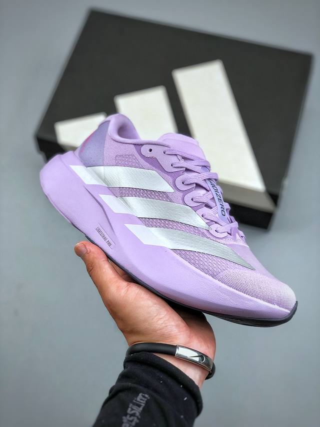 Adidas Adizero Evo Sl 阿迪达斯 舒适百搭防滑耐磨 低帮 休闲跑步鞋货号:Js4447尺码:40-45