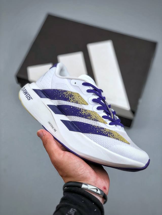Adidas Adizero Evo Sl 阿迪达斯 舒适百搭防滑耐磨 低帮 休闲跑步鞋货号:Jq4578 尺码:40-45