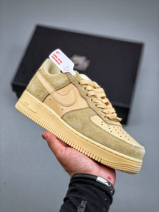 Nike Air Force 1′07 Low 香草棕 空军一号低帮百搭休闲运动板鞋 货号：Ib4001- 尺码：36 36.5 37.5 38 38.5 39