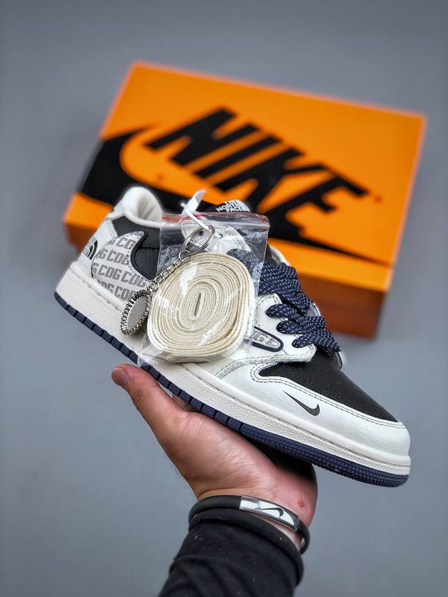 Travis Scott X Fragment Design X Jordan Air Jordan 1 Low Og Sp “北面联名 黑边Edg” 多方联名