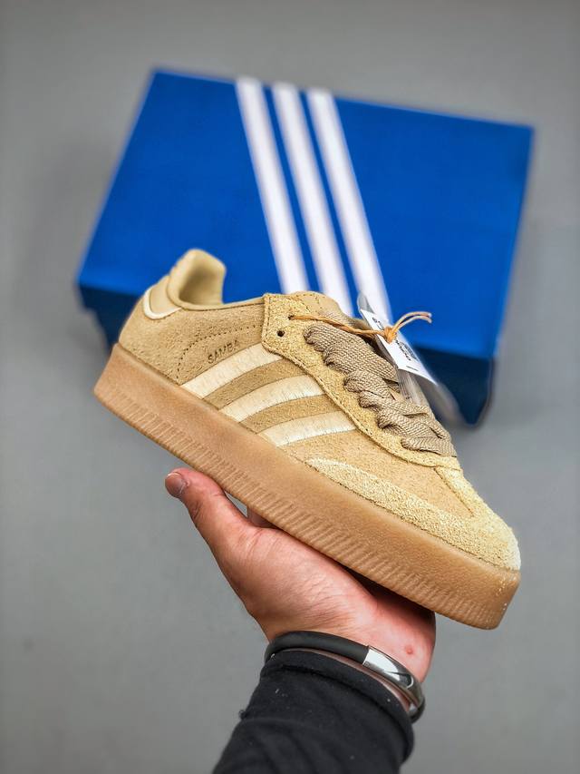 Adidas Originals Sambae Valentine W 百搭单品复古桑巴 厚底板鞋 货号：Jh8836 尺码：36-40 半