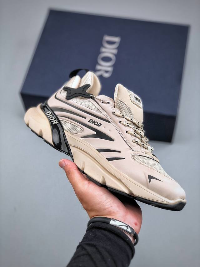 Dior B44 Blade 迪奥低帮休闲跑步鞋 织物材质运动鞋 尺码：36-45