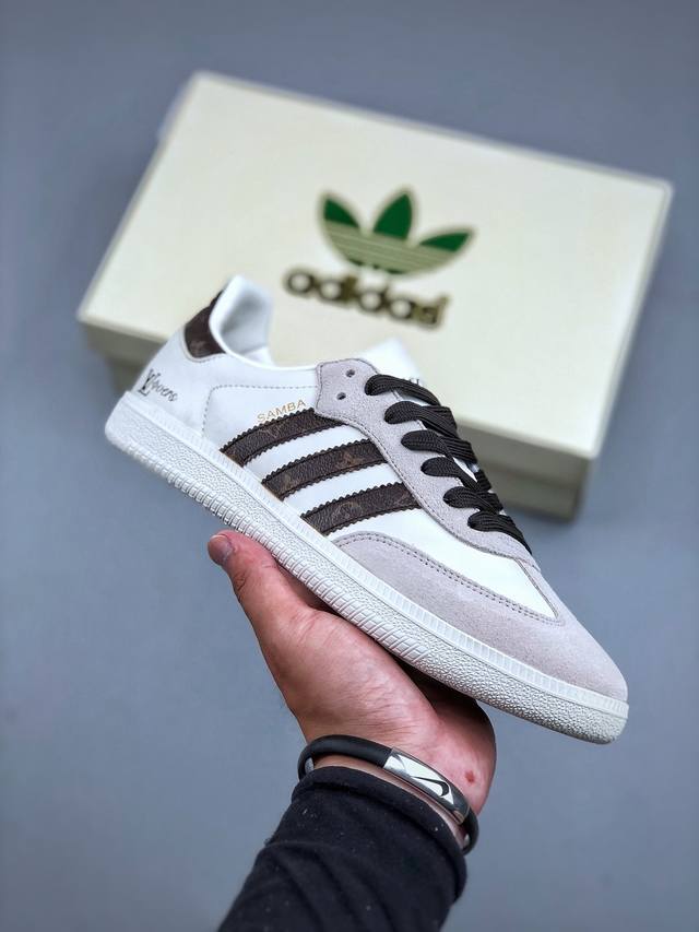 Adidas Samba Og 德训鞋 高端定制桑巴系列 大厂纯原品质出货 超高清洁度 细节完美 舒适百搭 低帮休闲板鞋 货号：Gj75803 尺码：36-45