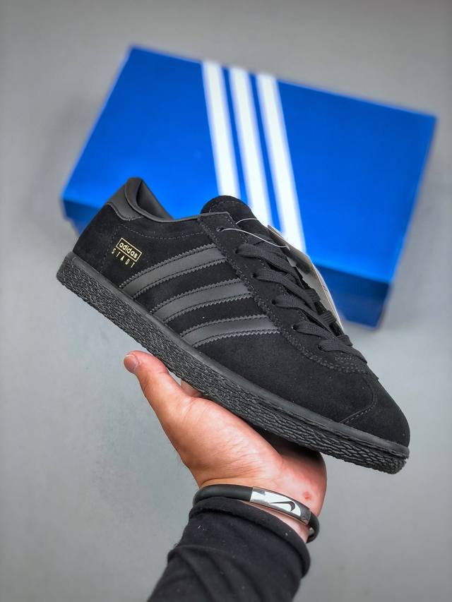 Adidas Originals Stadt 阿罗哈 三叶草休闲防滑耐磨低帮板鞋 Ji1881 尺码：35-45 半