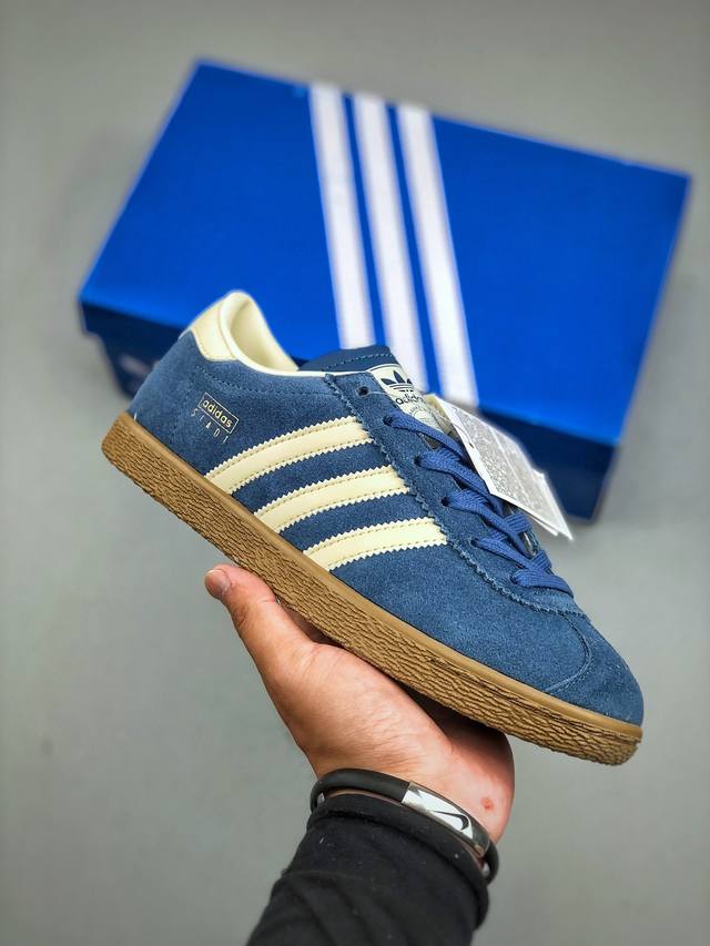 Adidas Originals Stadt 阿罗哈 三叶草休闲防滑耐磨低帮板鞋 Jr9555 尺码：35-45 半