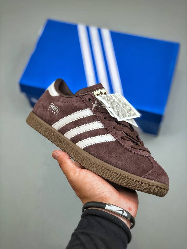 Adidas Originals Stadt 阿罗哈 三叶草休闲防滑耐磨低帮板鞋 Jr9553 尺码：35-45 半
