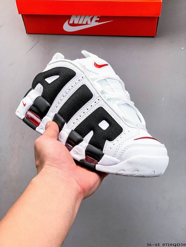 耐克 Nike Air More Uptempo 皮蓬大Air 经典复古高街百搭篮球鞋 0710Qd30