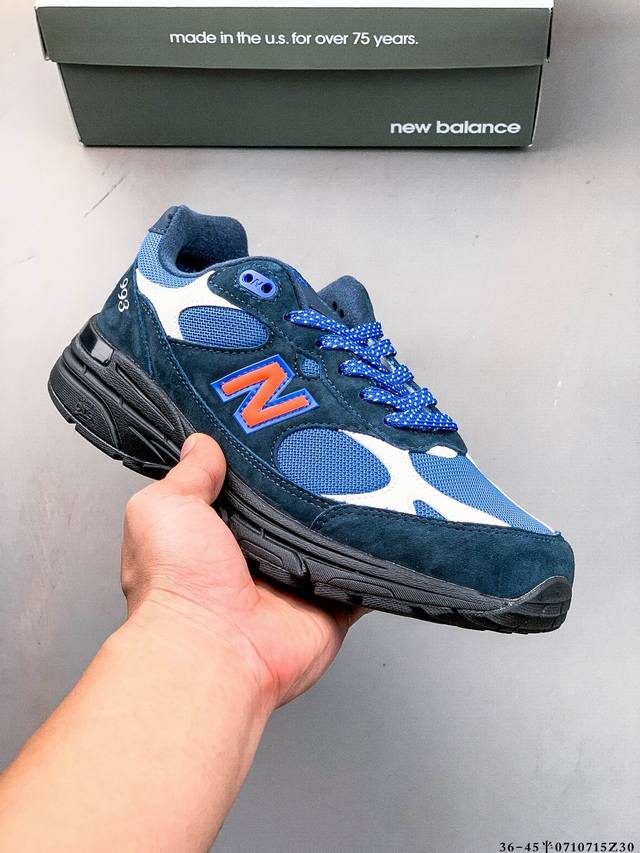 新百伦New Balance In Usa Mr993 系列美产血统经典复古休闲运动百搭老爹跑步鞋 原楦原纸版开发 正确6层组合底模精密开发 搭载全新碳素中底