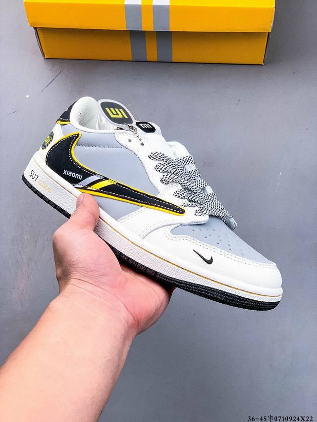 海外爆款限量发售！耐克Nike Air Jordan Low“ 小米联名 Su7Ultru” 周年高端定制 低帮休闲板鞋 0710924X22