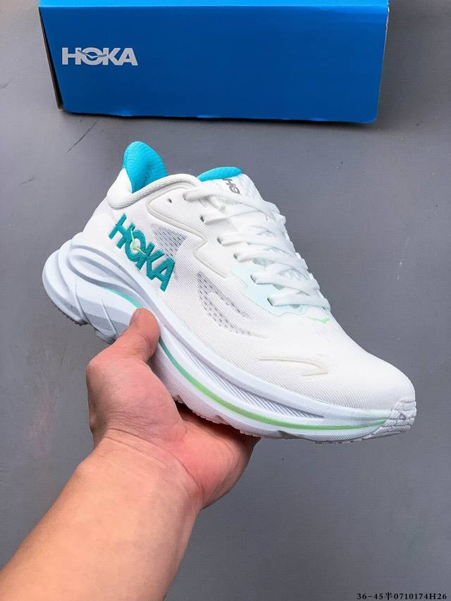 公司级！新款 Hoka One One Clifton 10 克利夫顿10代 休闲跑步鞋轻量缓震运动鞋 0710174H26