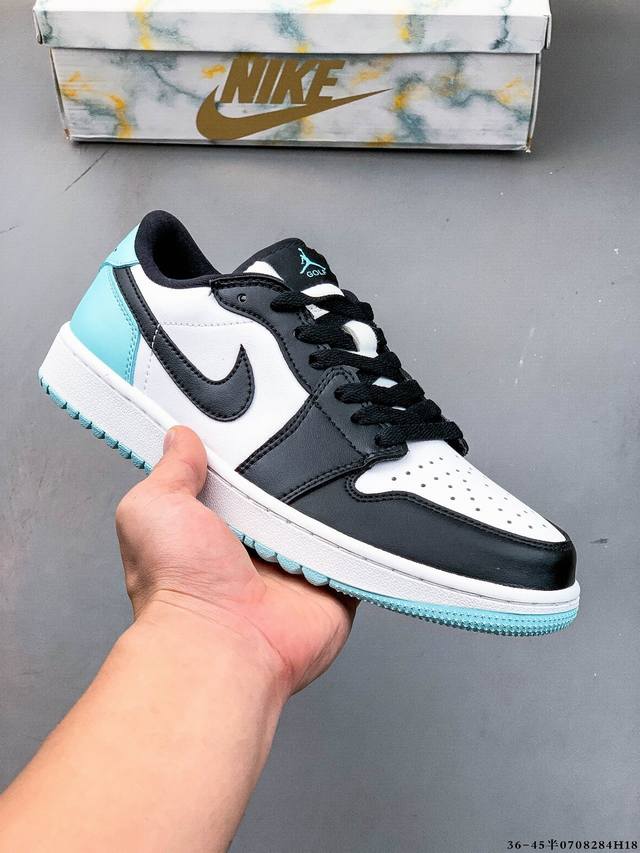 集图 二层真标！耐克Nike Air Jordan Low 1 乔1低帮经典休闲鞋 0708284H18