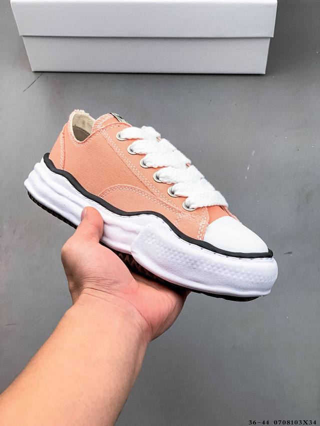 原装级别 三原康裕Mmy Maison Mihara Yasuhiro Original Sole Canvas Low 余文乐挚爱单品 复古溶解风日本概念时装