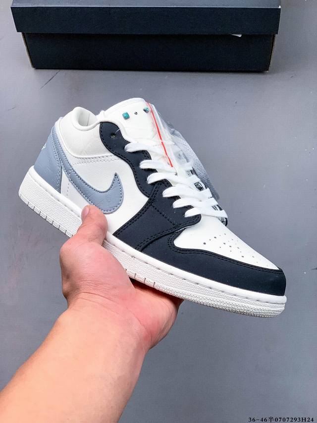公司级！耐克Nike Air Jordan Low 1 乔1低帮经典休闲鞋 0707293H24