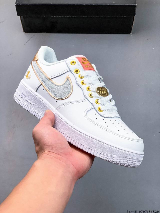 二层真标！耐克Nike Air Force 1 Low 空军一号低帮经典百搭休闲板鞋 0707156S20