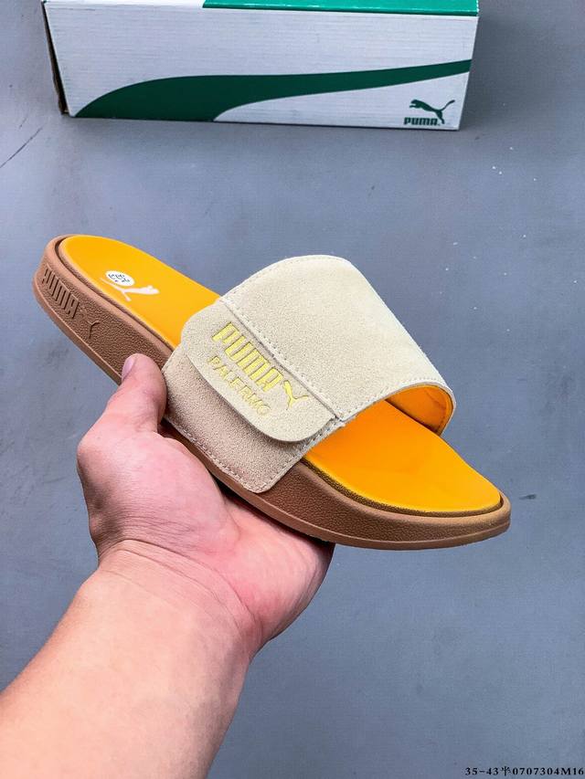 Puma Leadcat 2.0 Palermo Foil 彪马 舒适透气 橡胶底拖鞋 拖鞋保留潮流外观的同时 将舒适度锐意升级 今夏不容错过的人气潮履 070