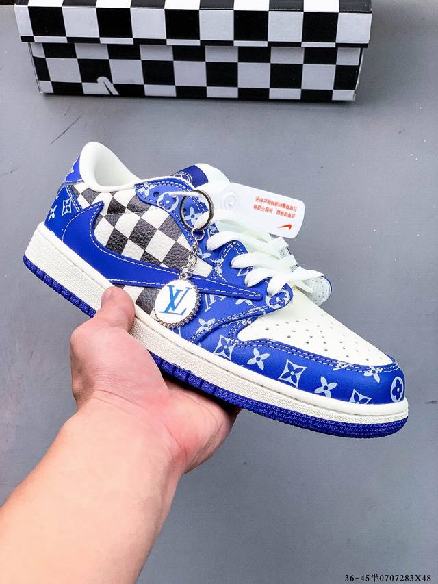 公司级头层！耐克Nike Air Jordan 1 Low Aj1乔1 低帮潮流缓运动休闲板鞋。Aj1 低帮拼接 完美版型真头层牛皮# 内置缓震气垫 原鞋开模