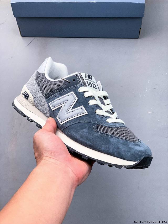 Nb新百伦New Balance U574 低帮复古休闲运动慢跑鞋 纯原版本版本 采用猪巴革组合网织物鞋面材质 全新4层组合独立私模大底 0707284H24