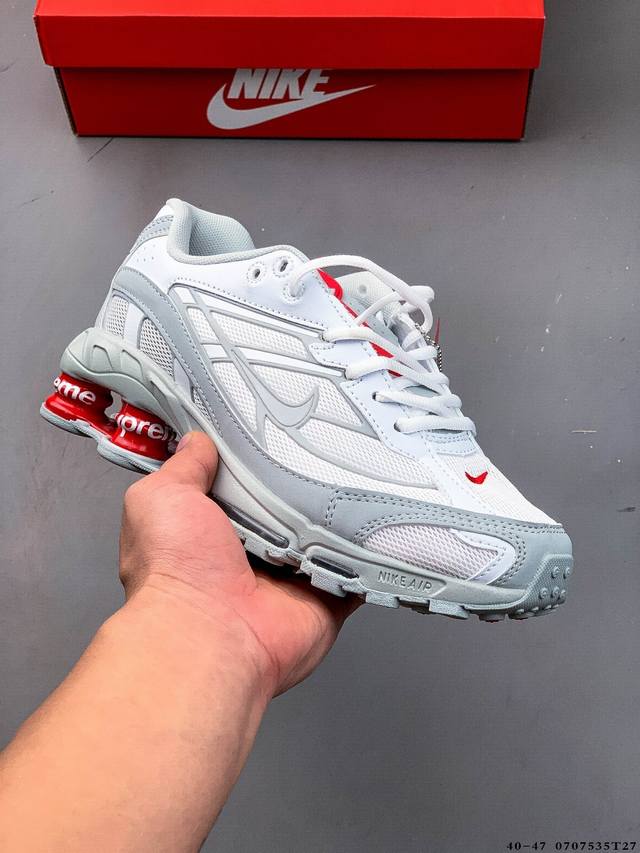 Nike Shox Ride 2 Sp X Supreme联名款气垫缓震跑步鞋 0707535T27