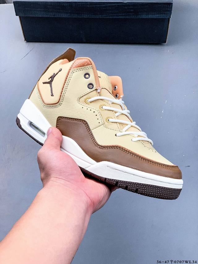 公司级！Air Jordan Courtside 23 简版Aj3小藤原浩运动篮球鞋 0707Wl34