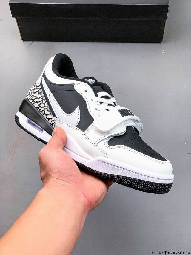 公司级头层！乔丹 Jordan Legacy 312 Low 乔312 混合版本低帮休闲运动篮球鞋 0707Wl34