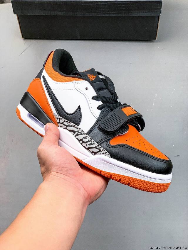 公司级头层！乔丹 Jordan Legacy 312 Low 乔312 混合版本低帮休闲运动篮球鞋 0707Wl34