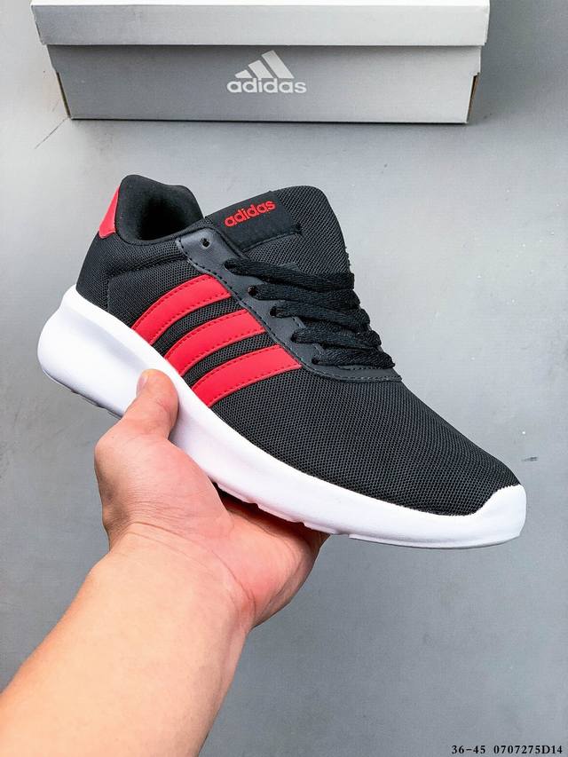 阿迪达斯Adidas Lite Racer 3.0舒适网面运动休闲鞋 0707275D14