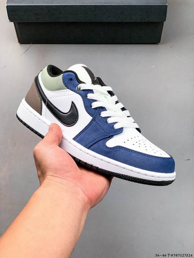 公司级！耐克Nike Air Jordan Low 1 乔1低帮经典休闲鞋 0707127J24