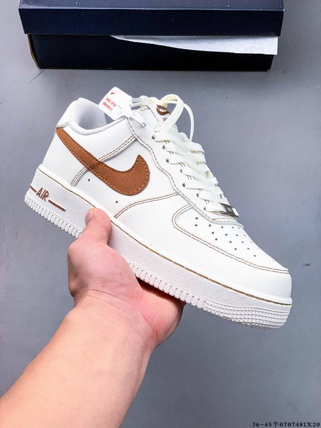 二层真标！耐克Nike Air Force 1 Low 空军一号低帮经典百搭休闲板鞋 0707481X20