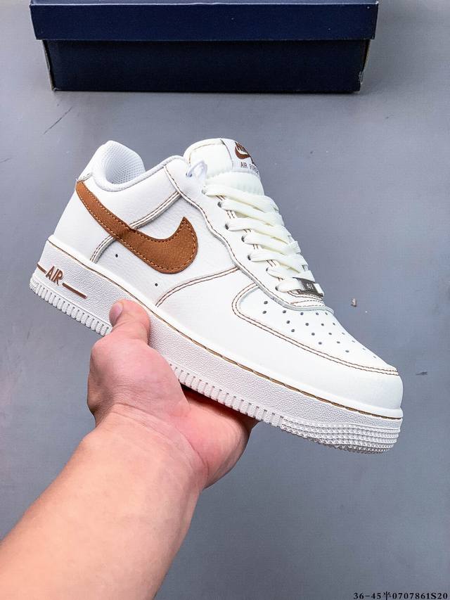 二层真标！耐克Nike Air Force 1 Low 空军一号低帮经典百搭休闲板鞋 0707861S20