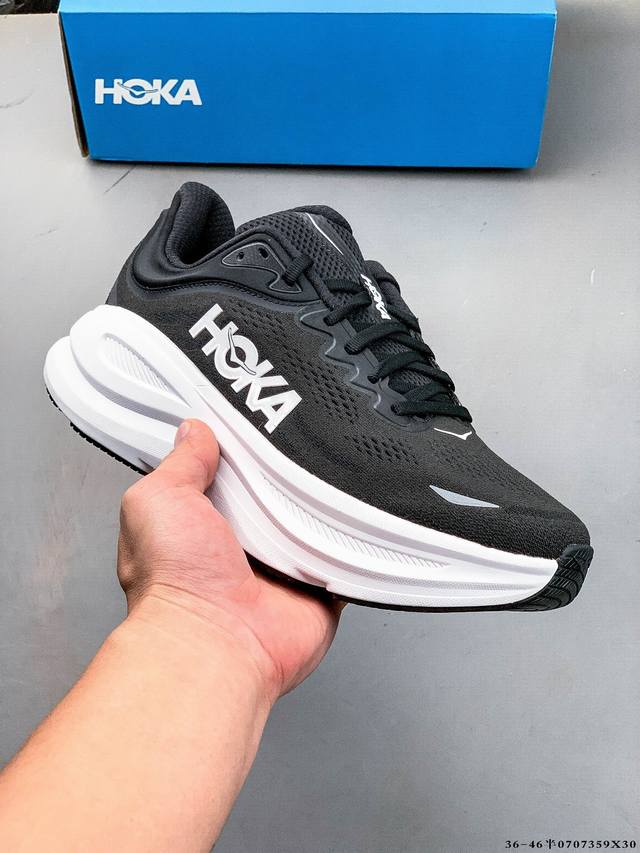 Hoka One One Bondi 9 余文乐同款 新款缓震跑鞋 万众期待的Bondi系列终于迎来了更新，作为Hoka缓震跑鞋的杠把子，Bondi缓震性能非常