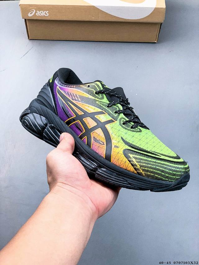 集图 Asics亚瑟士Gel-Quantum 360 Viii男女缓震休闲运动跑鞋 Gel-Quantum 36O Vii鞋面采用细密网眼,提供良好的透气性和支