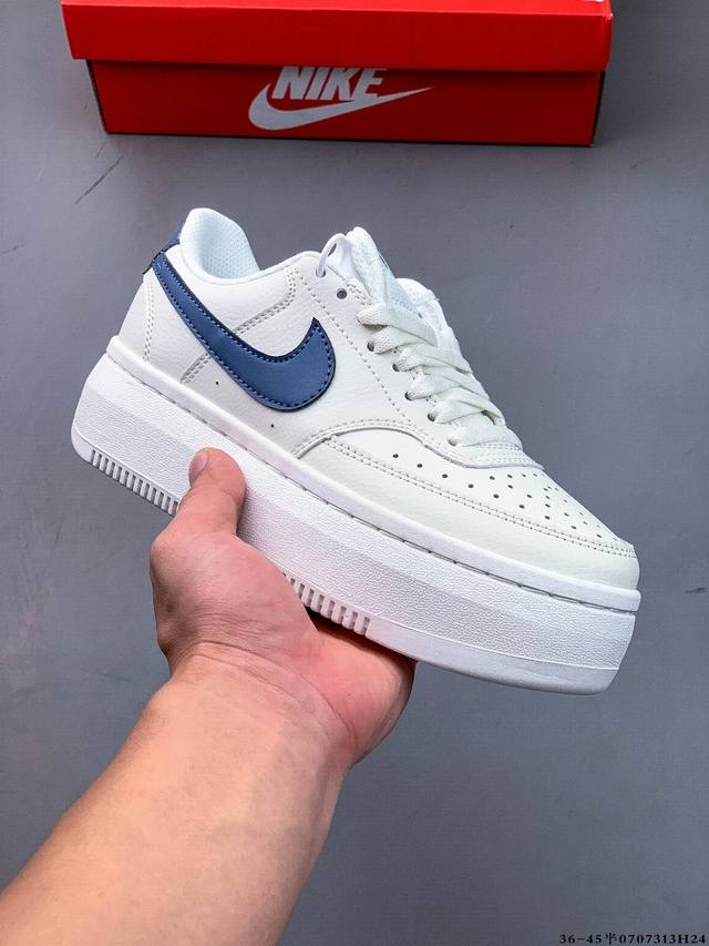 耐克 Nike Court Vision Low 厚底增高百搭休闲板鞋 0707313H24