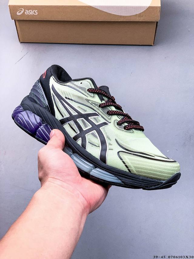 Asics亚瑟士Gel-Quantum 360 Viii男女缓震休闲运动跑鞋 Gel-Quantum 36O Vii鞋面采用细密网眼,提供良好的透气性和支撑性。