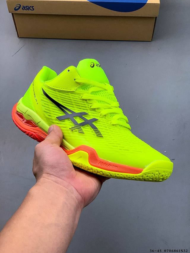 集图 公司级！Asics Court Control Ff 3 Paris 亚瑟士 耐磨透气 低帮专业网球鞋 适用于所有球场的网球鞋 主要是硬地球场 追求日常练